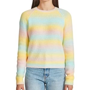NWT BB Dakota Steve Madden Pastel Rainbow Ombre Sweater Size  2XL /XXL